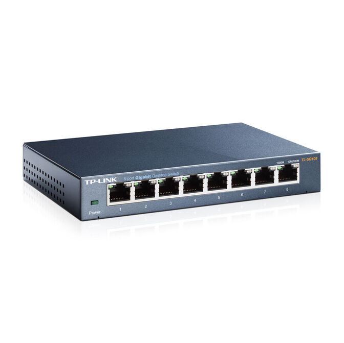 TP-Link TL-SG108 Gigabit Switch 8-Port image number 0