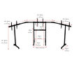 Next Level Racing &ndash; Triple Monitor Stand Freistehend image number null