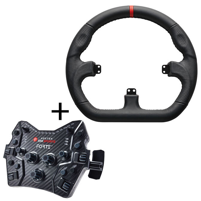 Asetek SimSports Forte GT Button Box Black image number 0