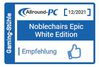 Allround-PC - Noblechairs Epic White Edition im Test: Gaming-Stuhl mit Hightech-Vinyl