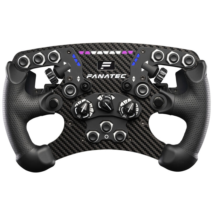 Fanatec ClubSport V2.5 – Schwarzes Lenkrad mit 12Nm Basis image number 1