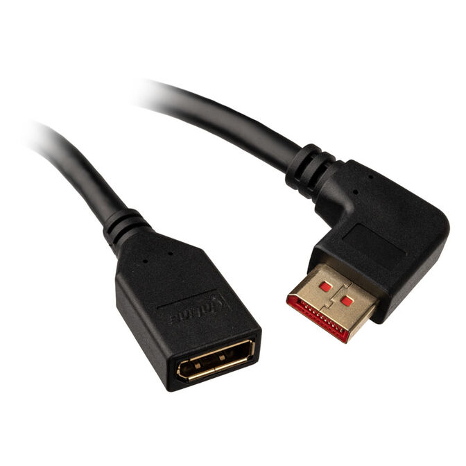 InLine DisplayPort Adapterkabel 8K/4K links 0,15m image number 0