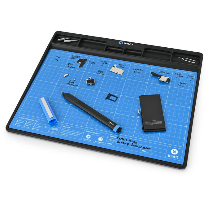 iFixit FixMat Magnetic Project Mat ESD-safe Blau image number 1