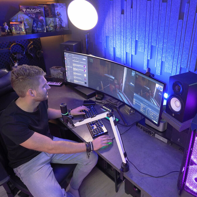 Streamplify Mount Arm Mikrofonarm Tischklemme Wei&szlig; image number 6