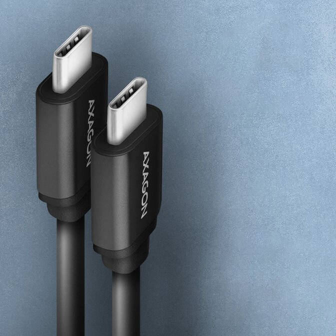 Axagon USB-C Spiralkabel 1m USB 2.0 2.4A image number 2