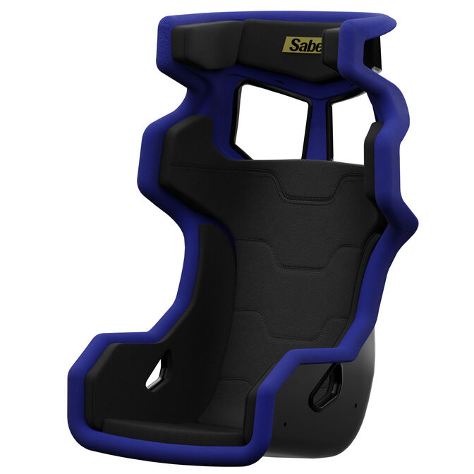 Sabelt SRX-1 Simracing Racing Seat, Fibreglass Shell, Padded - Royal Black image number 0
