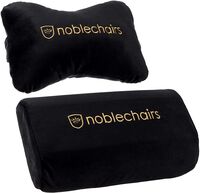 noblechairs Pillow Set EPIC ICON HERO LEGEND Black/Gold