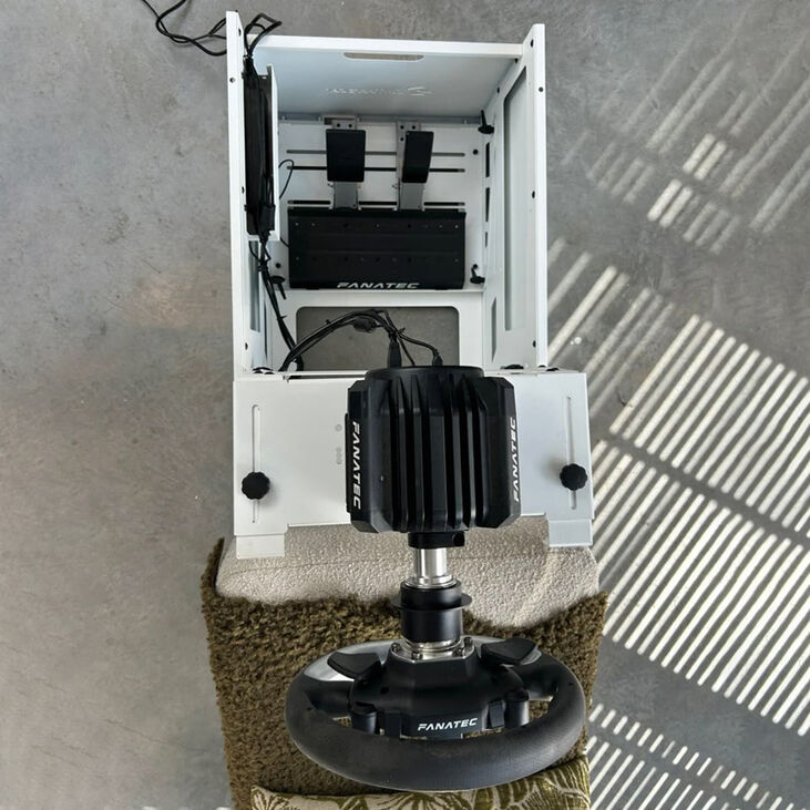 CoffeE-Racer GO White Pedal – SimRacing Zubehör image number 4