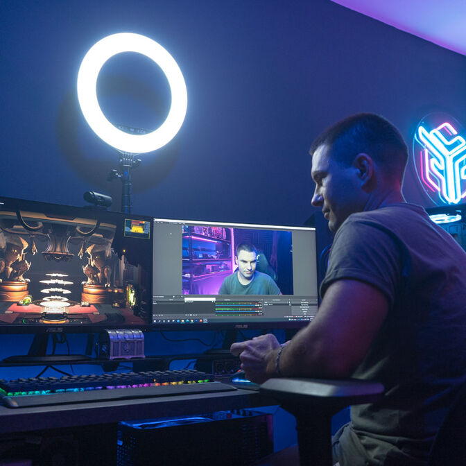 Streamplify Light 14 Ring Light Schwarz image number 2