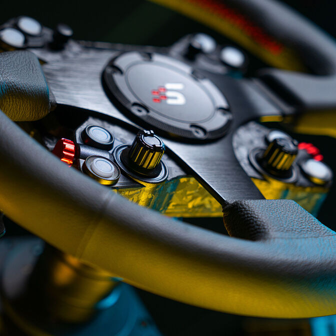 Simagic Neo X RGB Wheel Hub &ndash; Black Carbon Finish image number 13