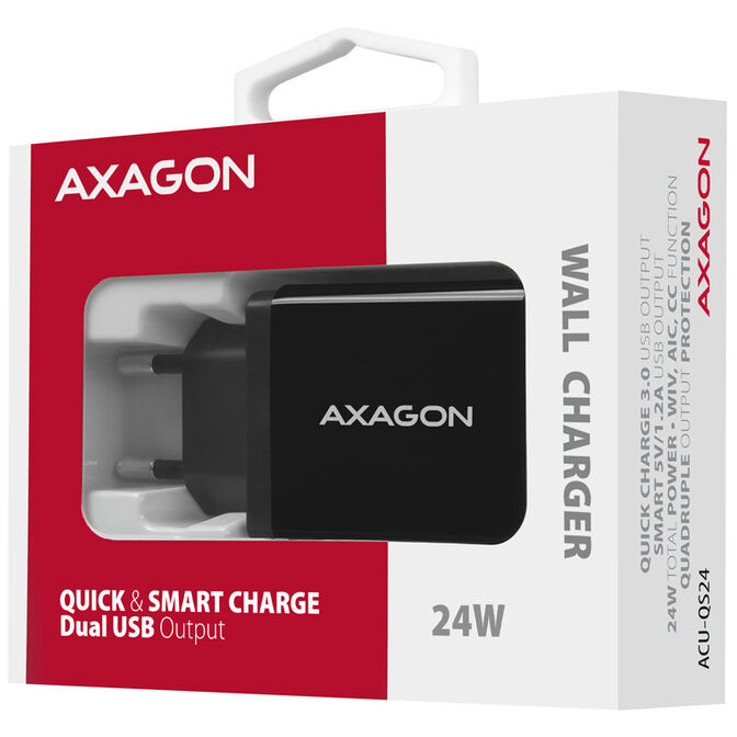 Axagon USB-Ladeger&auml;t 2x USB-A Quick Charge image number 5