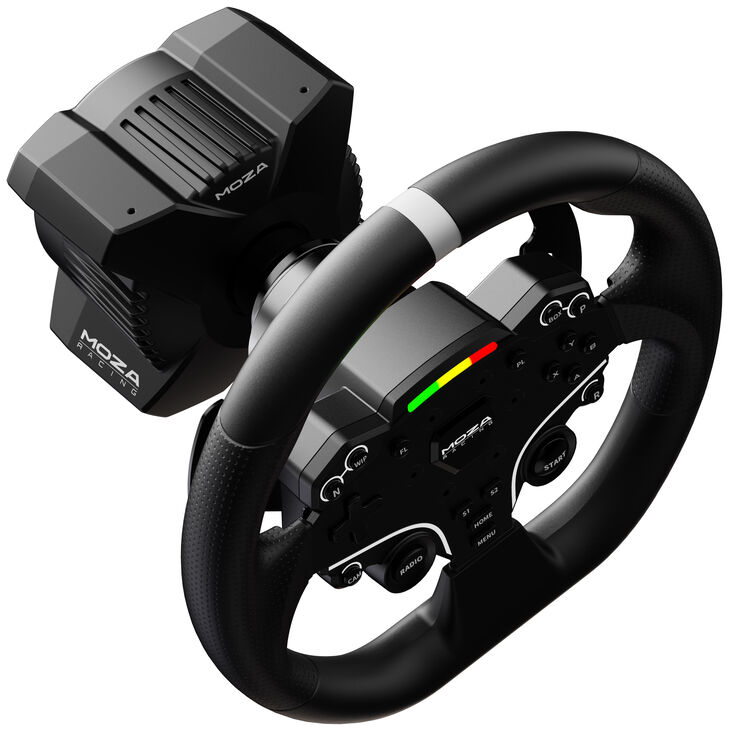 MOZA R3 Lenkrad & Pedalset – Kompatibel mit PC image number 3