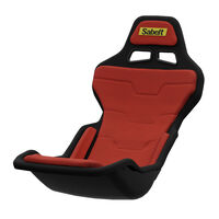 Sabelt SRP-1 Simracing Seat, Fibreglass Shell, Formula Design, Padded - Racing Red