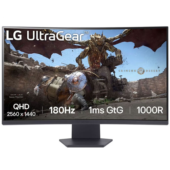 LG UltraGear 32GS60QC 32 Zoll Curved Gaming Monitor image number 1