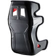Sabelt GT PAD XL racing seat, fiberglass shell, FIA-approved, modular - black/red image number null