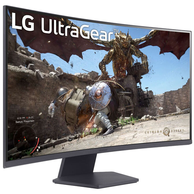 LG UltraGear 32GS60QC 32 Zoll Curved Gaming Monitor image number 3