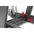 Sabelt Pedal Heel Rest, Heel Support, Aluminium - Black image number null