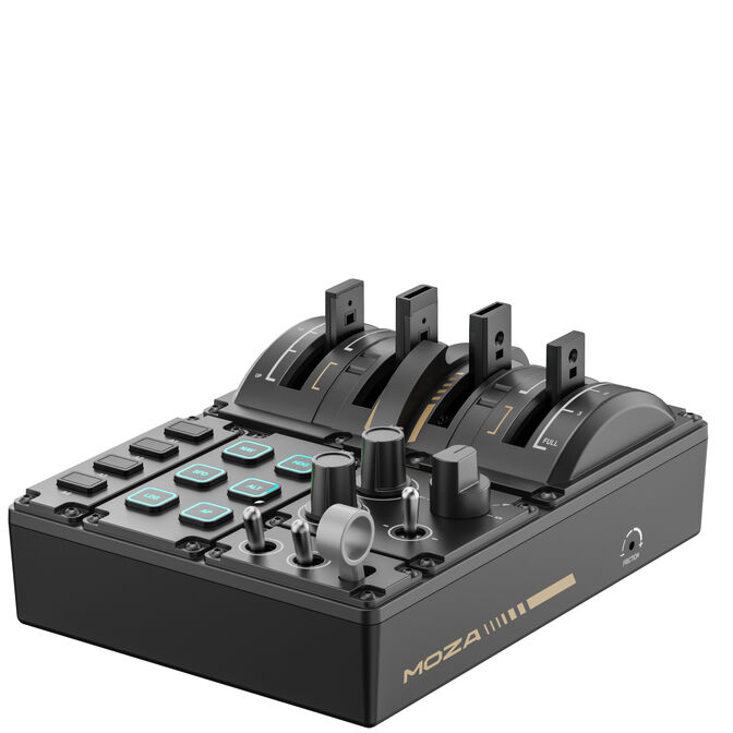 MOZA MTQ Throttle Quadrant Schubregler RGB Schwarz image number 3