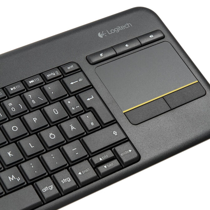 Logitech K400 Plus Funk-Tastatur Touchpad image number 5