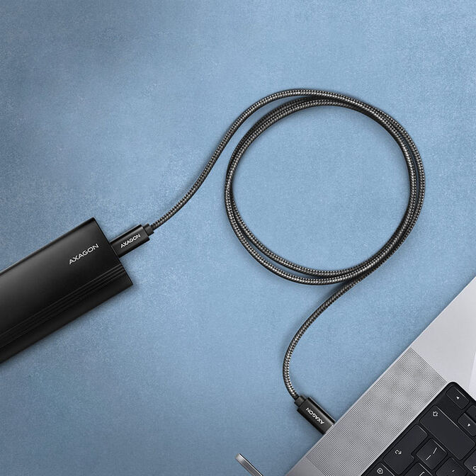 Axagon USB-C-Kabel USB4 8K, PD 240W, 1 m image number 5