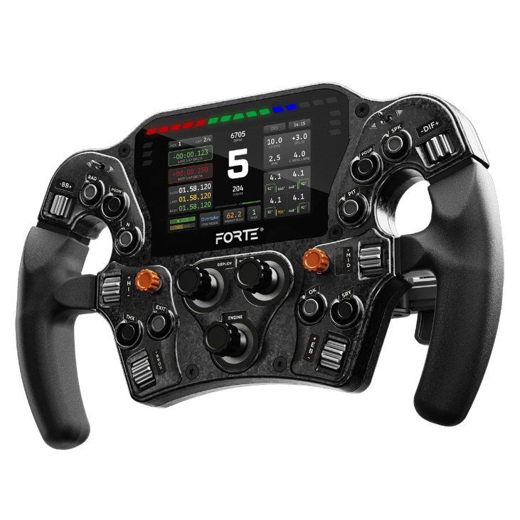 Asetek SimSports Forte Button Box – 4.3” LCD Display image number 3