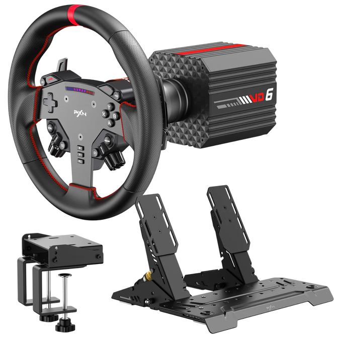 PXN VD6 Bundle Rennlenkrad Set image number 0