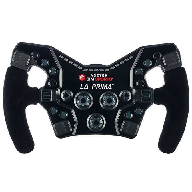 Asetek SimSports Forte Formula Button Box V2, schwarz + Suede Handles image number 9