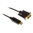 InLine DisplayPort-zu-DVI Konverterkabel Schwarz image number null