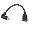 InLine DisplayPort Adapterkabel 8K/4K gewinkelt 0,15m image number null