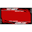 Simagic Teppich Schwarz-Rot &ndash; SimRacing Bodenmatte image number null
