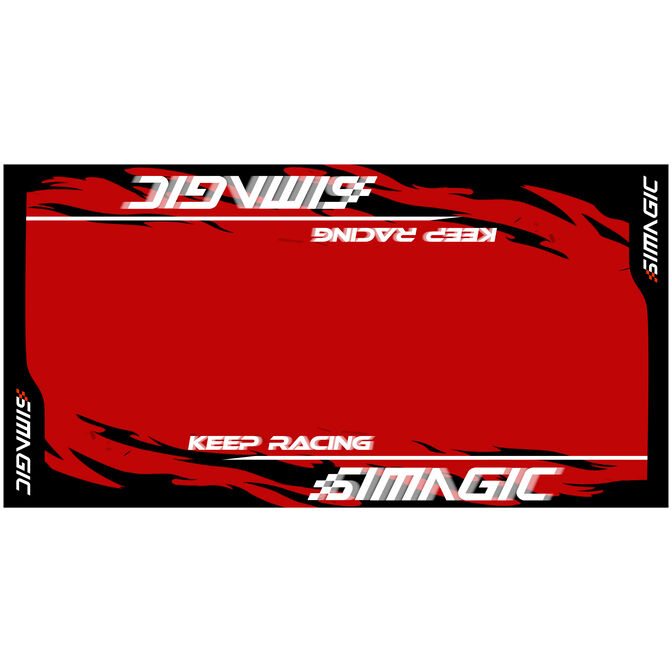 Simagic Teppich Schwarz-Rot &ndash; SimRacing Bodenmatte image number 0
