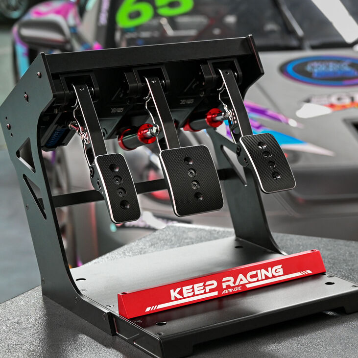 Simagic Heel Stop – Rotes Pedalzubehör image number 5