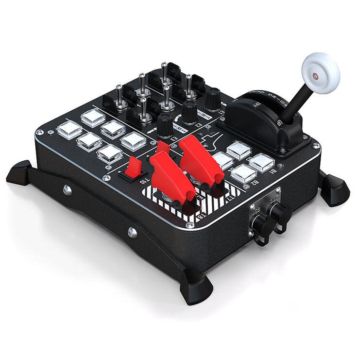 Virpil Controls Universal Control Panel 2 RGB (24 Controls) Black image number 2