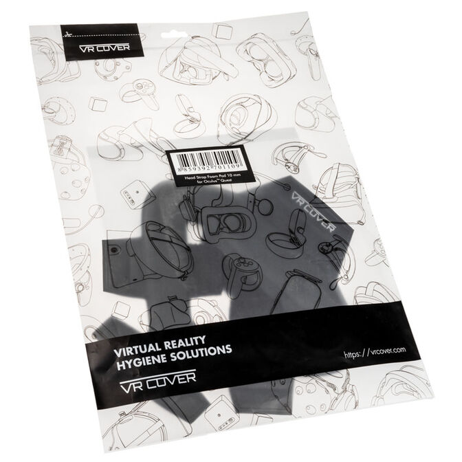 VR Cover Oculus Quest Head Strap Schaum 10mm image number 4