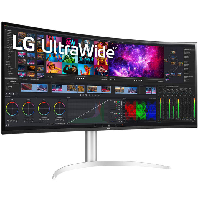 LG UltraWide 40WP95XP-W Monitor Curved IPS FreeSync image number 0