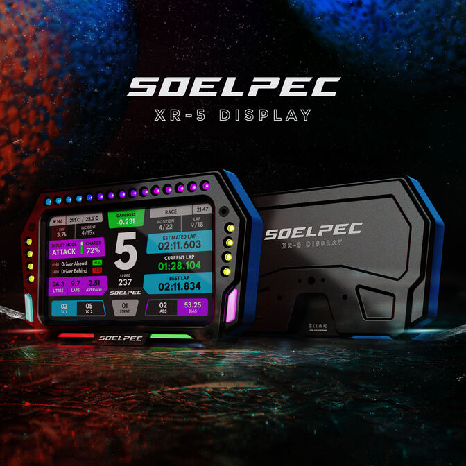 Soelpec XR-5 Racing Display &ndash; SimRacing Dashboard image number 2