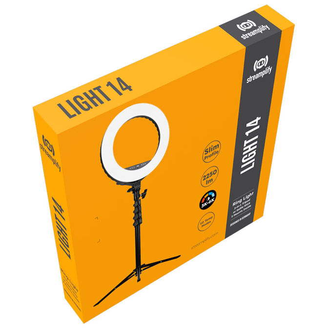 Streamplify Light 14 Ring Light Schwarz image number 9