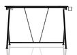 Nitro Concepts D12 Gaming Desk Black image number null