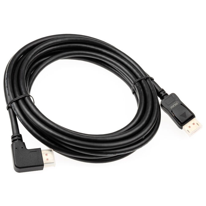 InLine 8K UHD DisplayPort-Kabel gewinkelt 5m image number 1