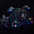 Simagic Neo X RGB Wheel Hub &ndash; Black Carbon Finish image number null