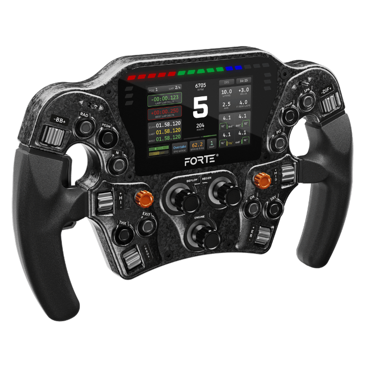 Asetek SimSports Forte Button Box – 4.3” LCD Display image number 2