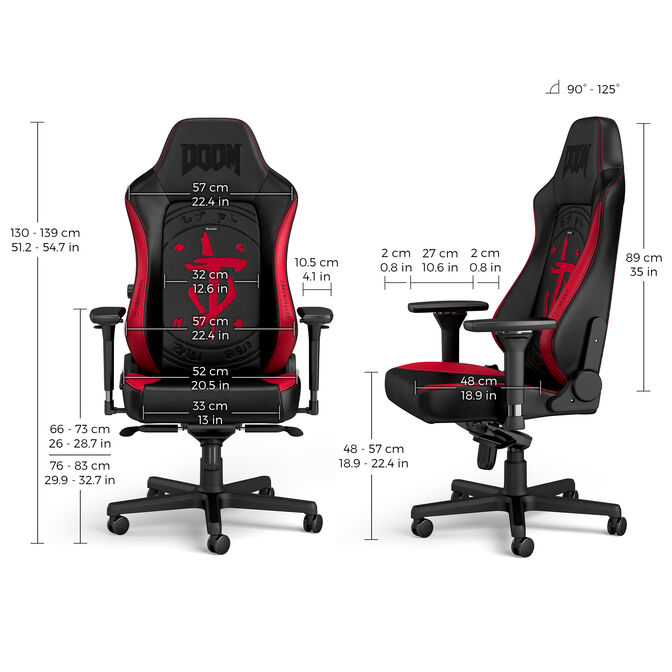 noblechairs HERO Gaming Chair DOOM Edition image number 5