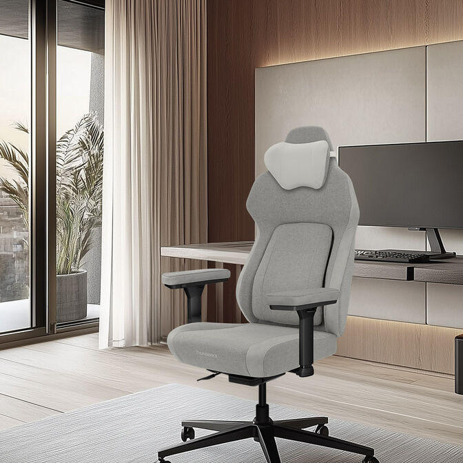 ThunderX3 Core Smart Ergonomic Gaming Chair Loft Light Grey image number 8