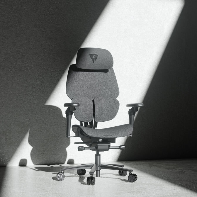 ThunderX3 Flex Pro Gaming Chair Ergonomic Fabric Grey image number 9