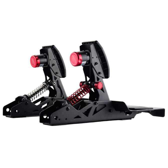 Simagic P700 Pedal Set, 150kg Load Cell Sensor, Hall Sensor, two pedals - black image number 1
