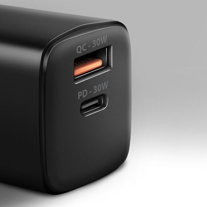 Axagon ACU-PQ30 Charger 30W USB-C Schwarz image number 1
