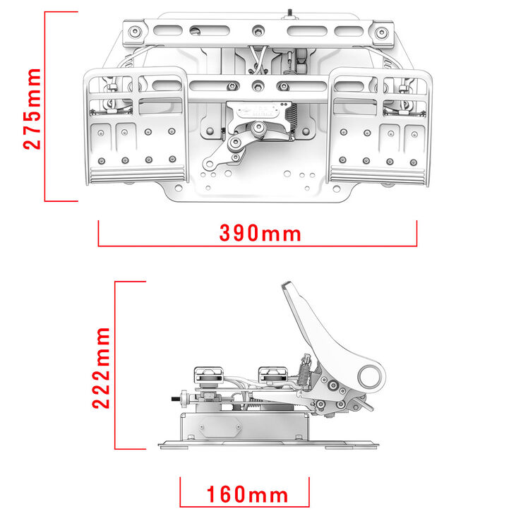 Virpil Controls R1 Falcon Pedale FlightSim image number 3