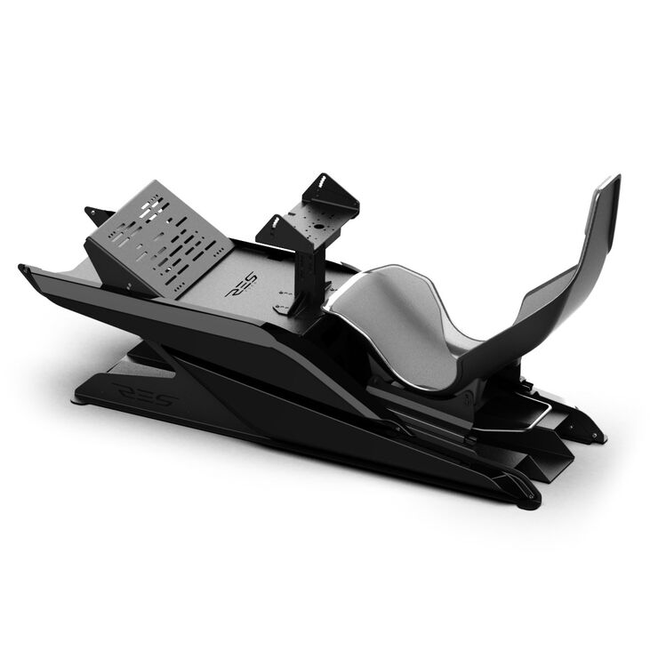 RES-TECH X1 Sim Racing Cockpit – Glänzend Schwarz image number 1