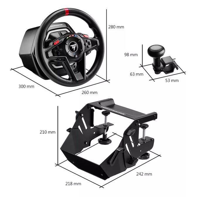 Thrustmaster T-128 P Simtask Pack Lenkrad-Set image number 6