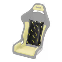 Sabelt Sim Foam Pro Kit Backrest, form-stable back cushion, ergonomic, 40x65 cm - black